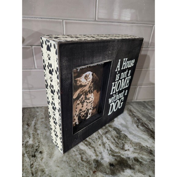 Dog Block Picture Frame - Picture 3 of 4